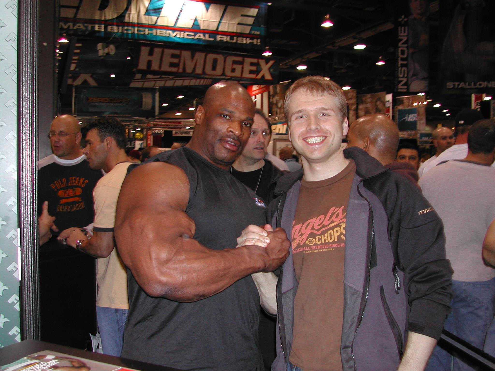 Zac with Ronnie Coleman